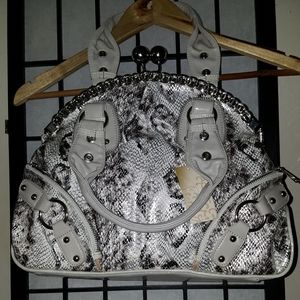 Retro Snakeskin Handbag
